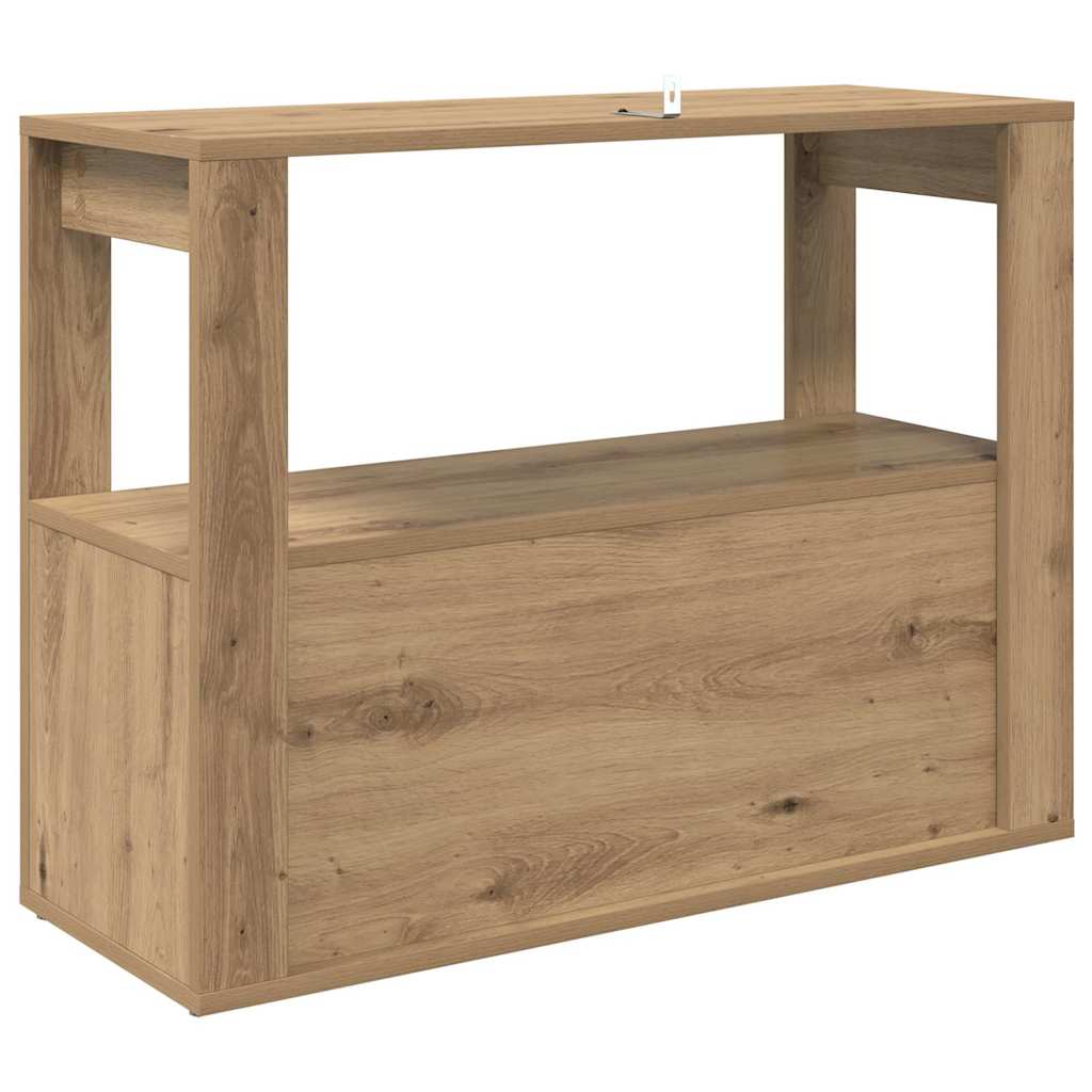 Credenza-Buffet-Armadio da cucina rovere artigianale 80 x 30 x 60 cm Legno multistrato