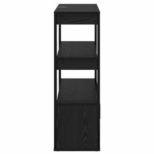 Credenza Rovere nero 30 x 80 x 90 cm Legno multistrato 881095