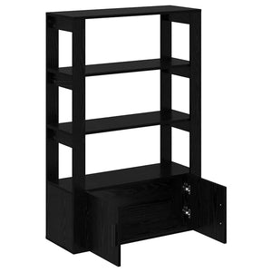 Credenza Rovere nero 30 x 80 x 119.5 cm Legno multistrato 881098