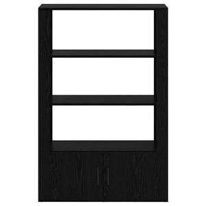 Credenza Rovere nero 30 x 80 x 119.5 cm Legno multistrato 881098