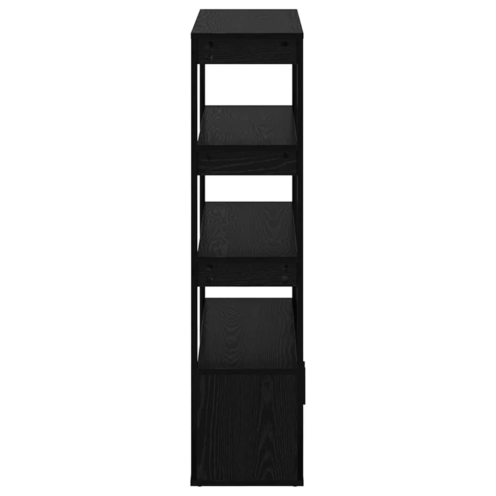 Credenza Rovere nero 30 x 80 x 119.5 cm Legno multistrato 881098