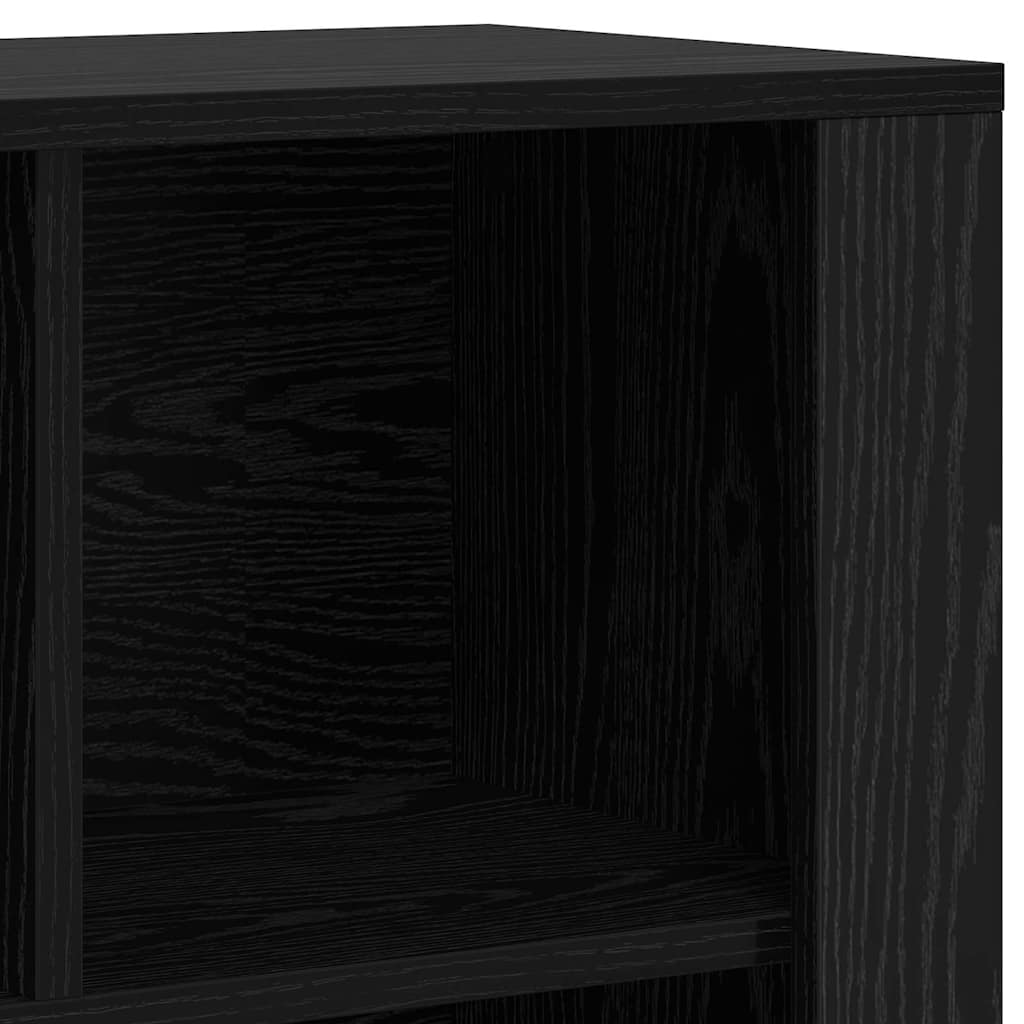 Credenza Rovere Nero 80 x 30 x 53 cm Legno multistrato 881101