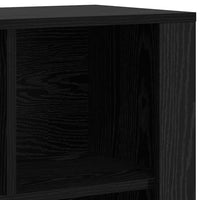 Credenza Rovere Nero 80 x 30 x 53 cm Legno multistrato 881101