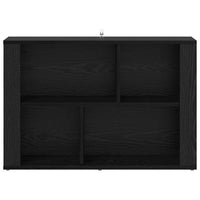 Credenza Rovere Nero 80 x 30 x 53 cm Legno multistrato 881101
