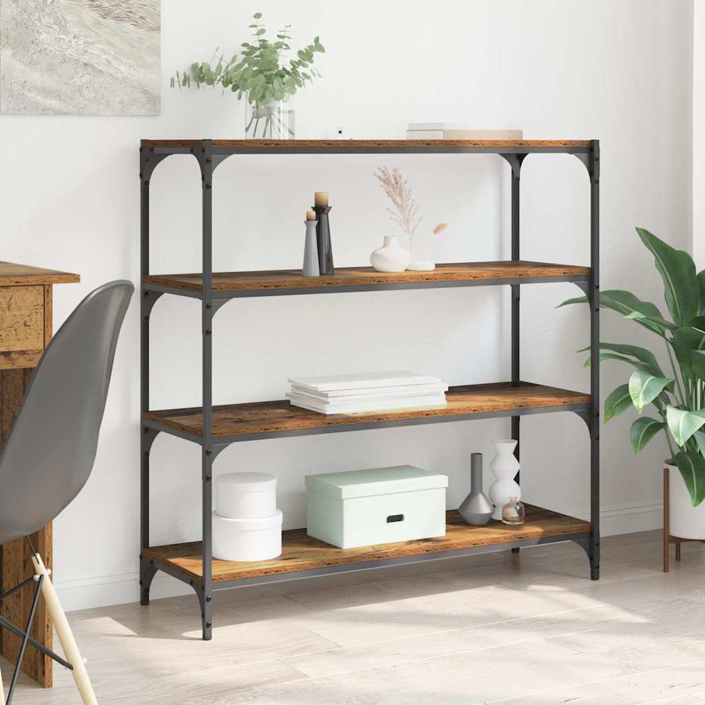 Armadio per Libri Legno vecchio 100 x 33 x 100 cm 881117