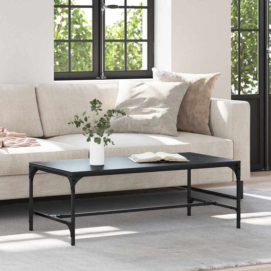 Tavolino da salotto Rovere Nero 100 x 50 x 35 cm 881122