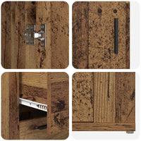 con cassetto Legno vecchio 100 x 33 x 59.5 cm Legno multistrato 881138