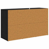 con cassetto Rovere nero 100 x 33 x 59.5 cm Legno multistrato 881140