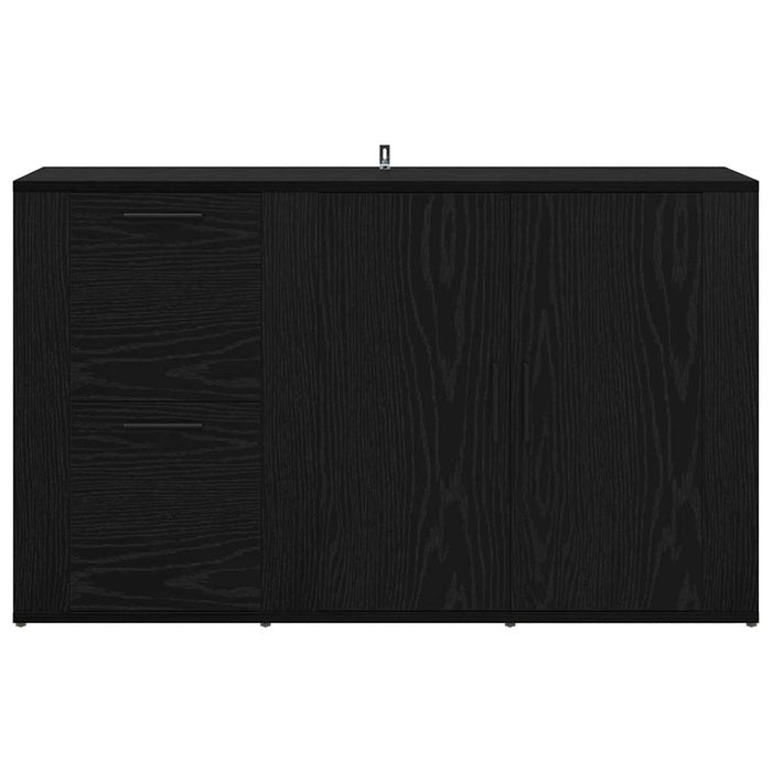 con cassetto Rovere nero 100 x 33 x 59.5 cm Legno multistrato 881140