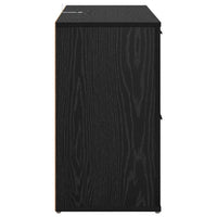 con cassetto Rovere nero 100 x 33 x 59.5 cm Legno multistrato 881140