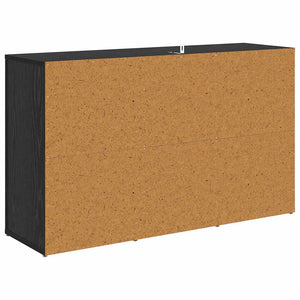 Credenza Rovere Nero 100 x 30 x 59,5 cm Legno multistrato 881149