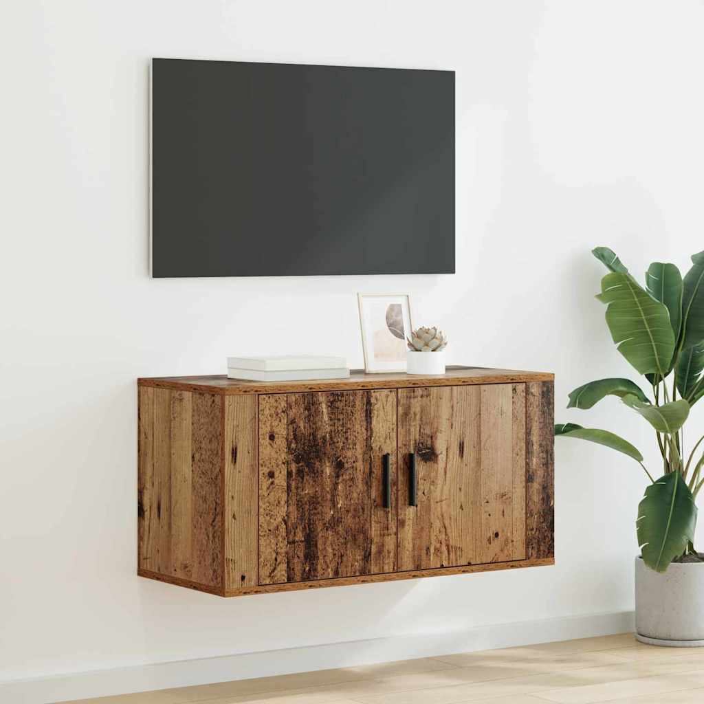 Mobile TV da parete Legno vecchio 80 x 34,5 x 40 cm 881150