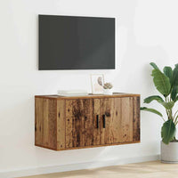Mobile TV da parete Legno vecchio 80 x 34,5 x 40 cm 881150