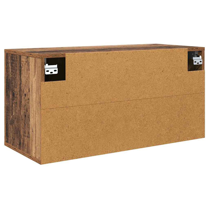 Mobile TV da parete Legno vecchio 80 x 34,5 x 40 cm 881150