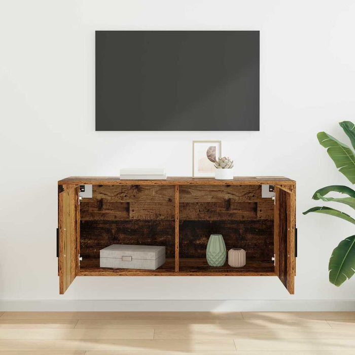 Mobile TV da parete Legno vecchio 100 x 34,5 x 40 cm 881153