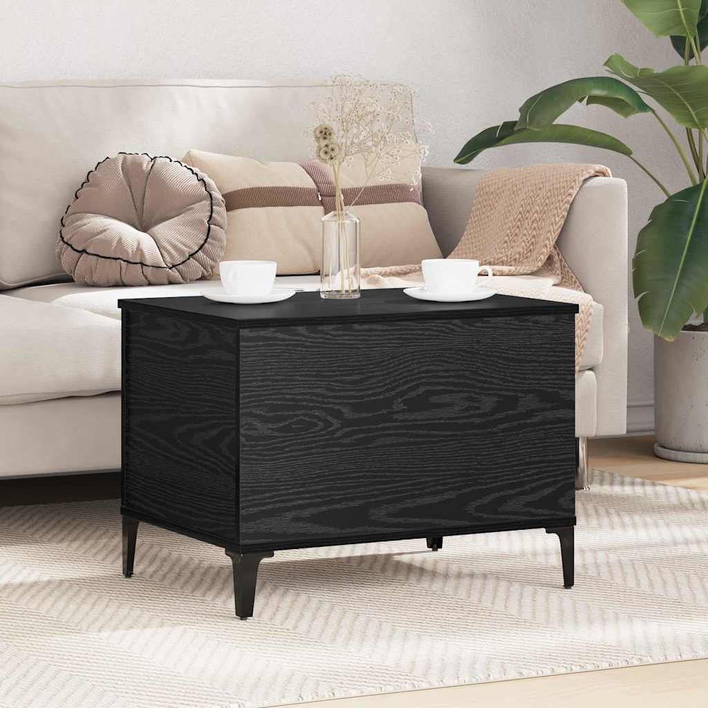 Tavolino da salotto Rovere nero 60 x 44.5 x 45 cm 881173