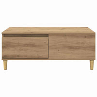 Tavolino da salotto Rovere artigianale 90 x 50 x 35 cm 881193