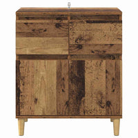 Credenza-Buffet-Armadio da cucina Legno vecchio 60 x 35 x 70 cm Legno multistrato 847102