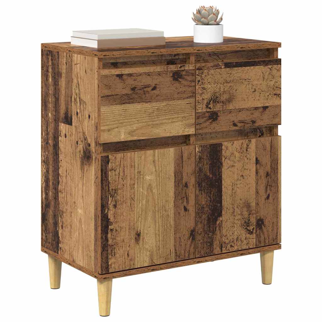 Credenza-Buffet-Armadio da cucina Legno vecchio 60 x 35 x 70 cm Legno multistrato 847102