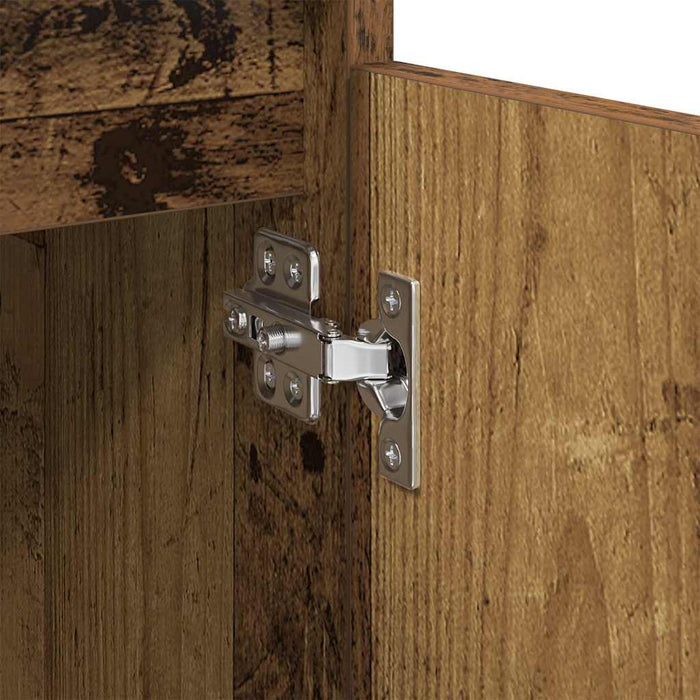 Credenza con Cassetto-Buffet-Armadio da cucina Legno vecchio 60 x 35 x 70 cm 513842