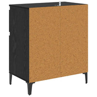 Credenza con cassetto Rovere Nero 60 x 35 x 70 cm 881220