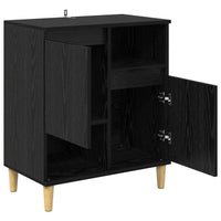 Credenza Rovere nero 35 x 60 x 70 cm Legno multistrato 881259