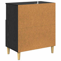 Credenza Rovere nero 35 x 60 x 70 cm Legno multistrato 881259