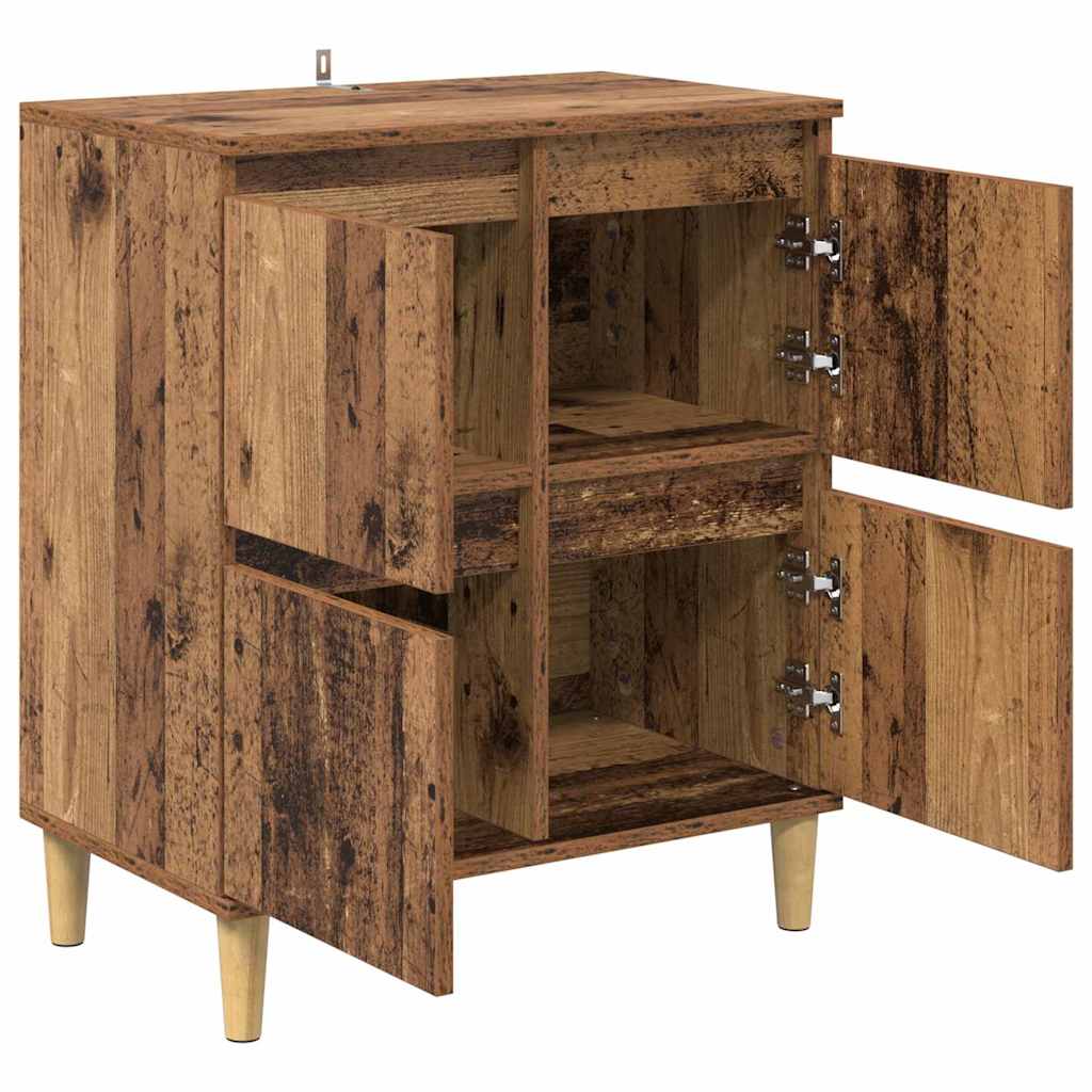 Credenza-Buffet-Armadio da cucina Legno vecchio 60 x 35 x 70 cm Legno multistrato 595029