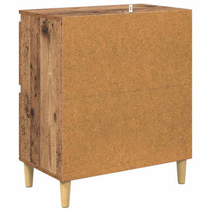 Credenza-Buffet-Armadio da cucina Legno vecchio 60 x 35 x 70 cm Legno multistrato 595029