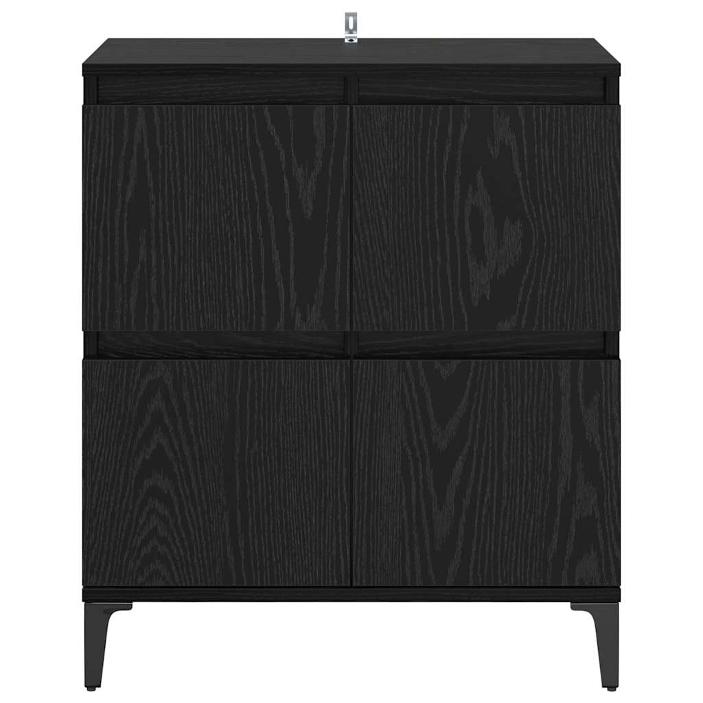 Credenza Rovere Nero 60 x 35 x 70 cm 881268
