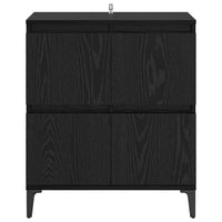 Credenza Rovere Nero 60 x 35 x 70 cm 881268