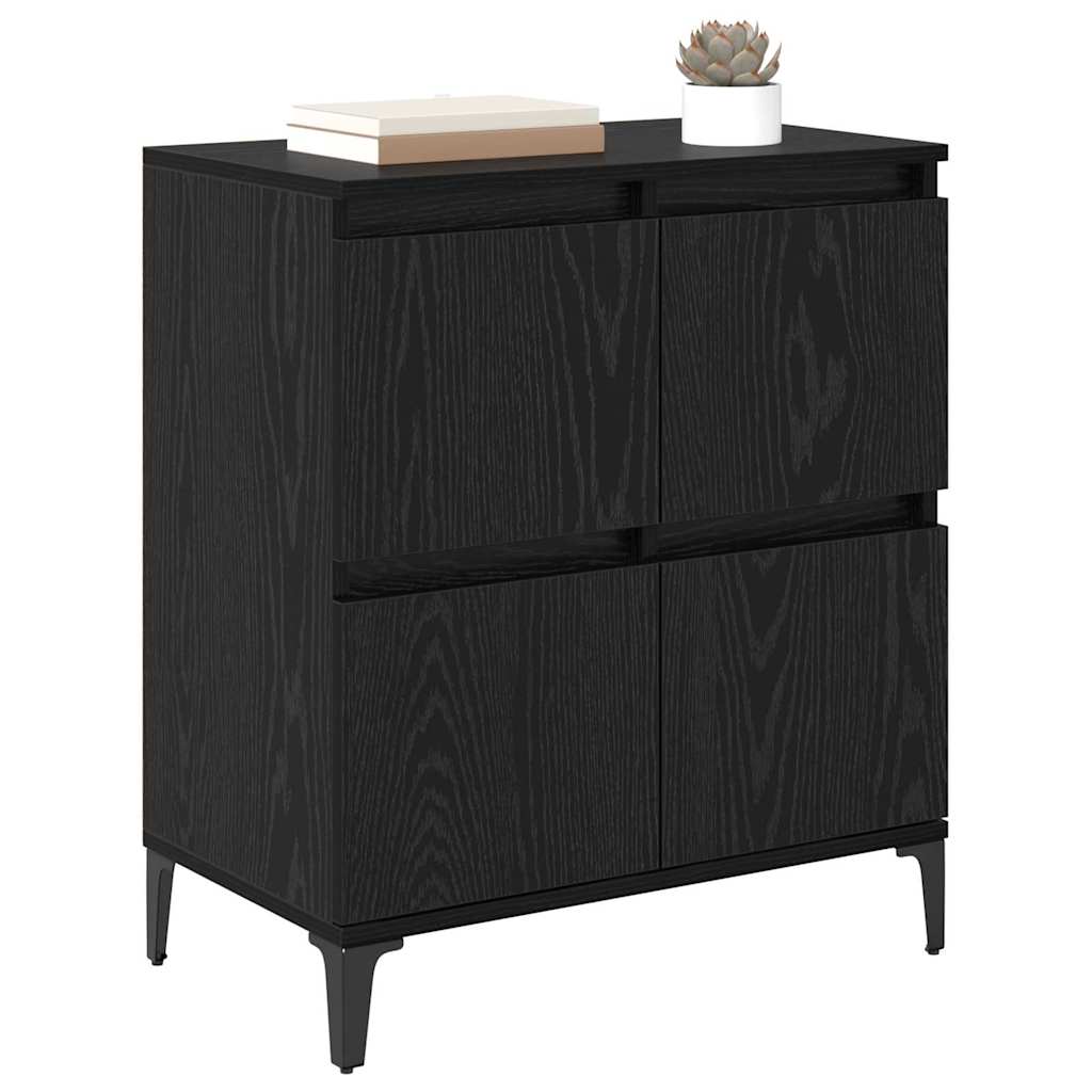 Credenza Rovere Nero 60 x 35 x 70 cm 881268