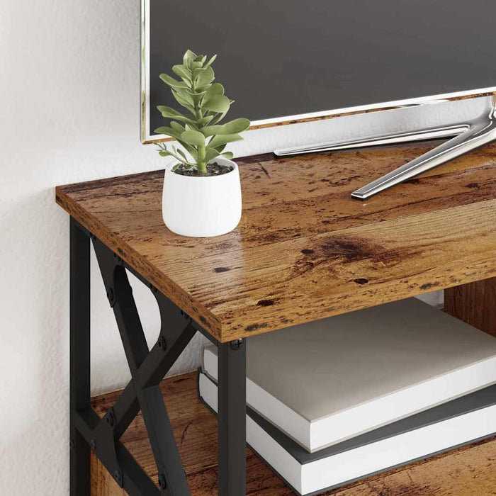 Mobile TV con cassetto Legno vecchio 90 x 33 x 45 cm 881301