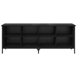Mobile per scarpe con lo scaffale Rovere Nero 131 x 35 x 50 cm 881312