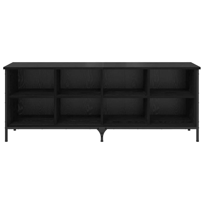 Mobile per scarpe con lo scaffale Rovere Nero 131 x 35 x 50 cm 881312