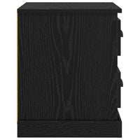 Armadio da Notte 2 pcs Rovere nero 39 x 39 x 47.5 cm 881333