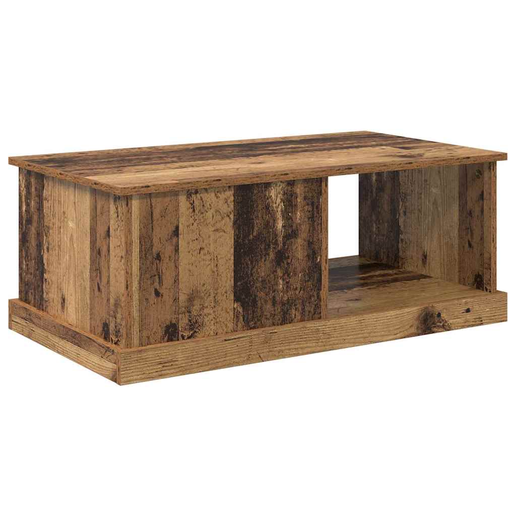 Tavolino da salotto con cassetto Legno vecchio 90 x 50 x 35 cm 881361