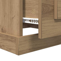 Tavolino da salotto rovere artigianale 50 x 50 x 35 cm 881371