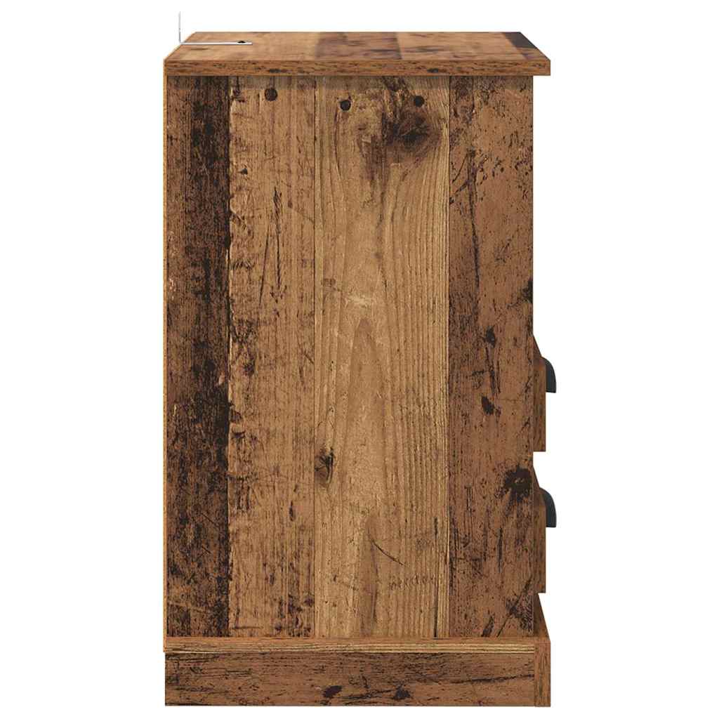 Armadio da Notte con cassetto Legno vecchio 43 x 36 x 60 cm 881396