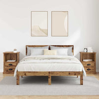 Armadio da Notte 2 pcs Legno vecchio 43 x 36 x 60 cm 881397