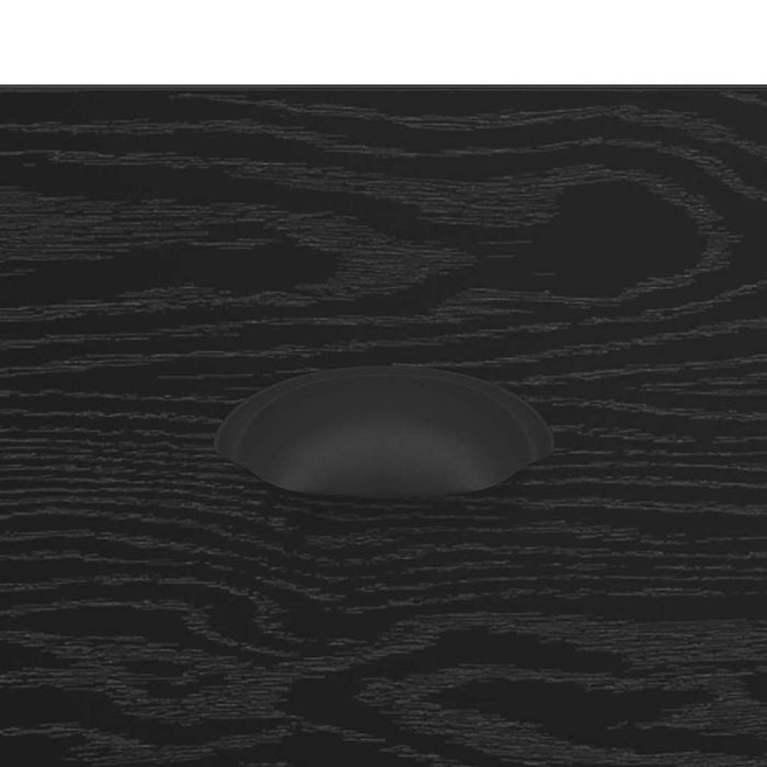 Armadio da Notte Rovere nero 43 x 36 x 60 cm Legno multistrato 881400