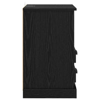 Armadio da Notte con cassetto 2 pcs Rovere nero 43 x 36 x 60 cm 881401