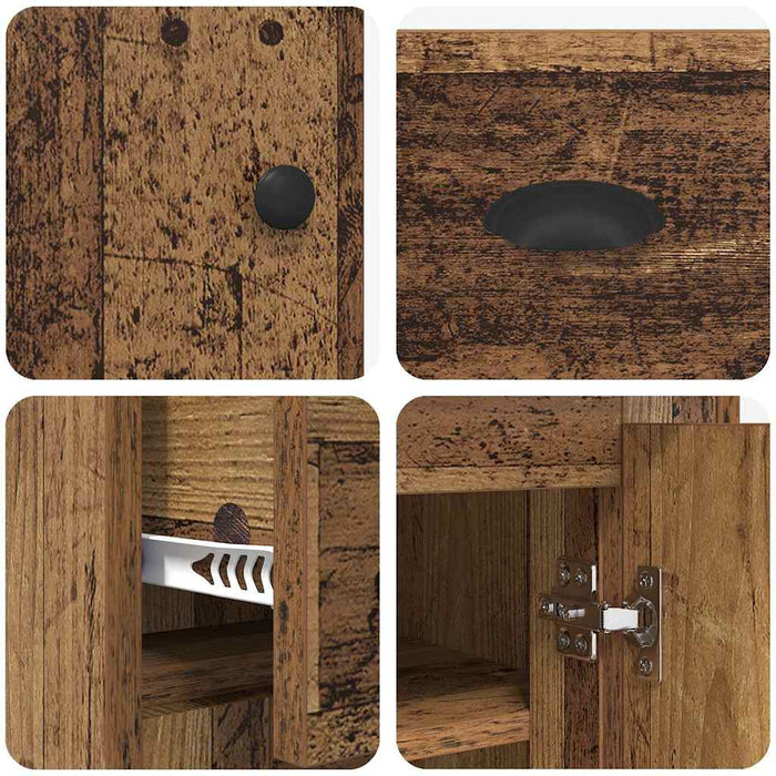 Credenza Legno vecchio 70 x 35,5 x 67,5 cm Legno multistrato 881417