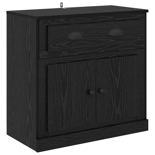 Credenza Rovere Nero 70 x 35,5 x 67,5 cm Legno multistrato 881419