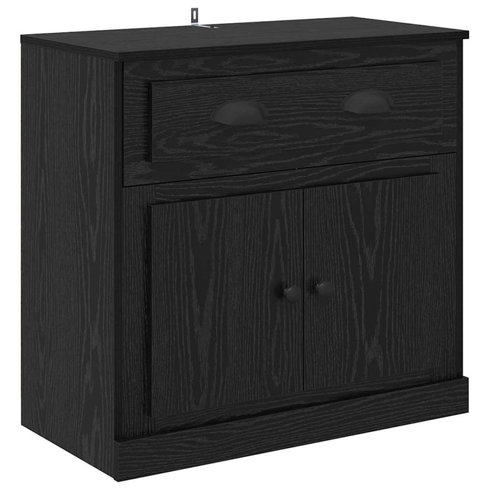 Credenza Rovere Nero 70 x 35,5 x 67,5 cm Legno multistrato 881419