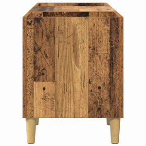 Mobile porta vinili Legno vecchio 121 x 38 x 48 cm 881471