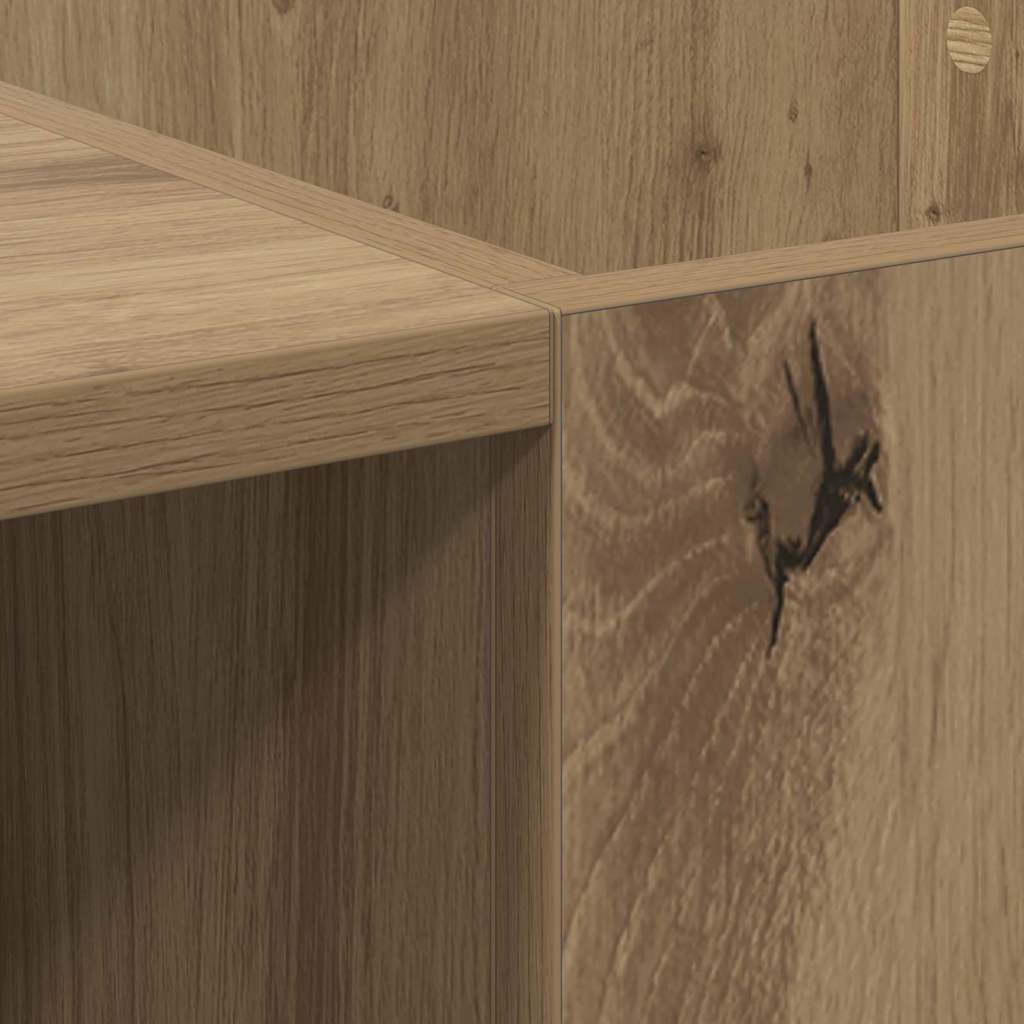 Mobile porta vinili Rovere artigianale 121 x 38 x 48 cm 881472