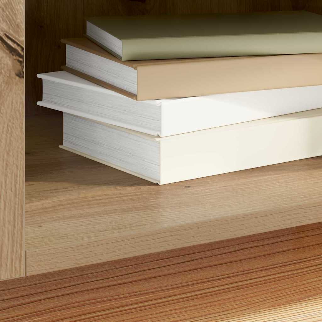 Mobile porta vinili Rovere artigianale 121 x 38 x 48 cm 881472