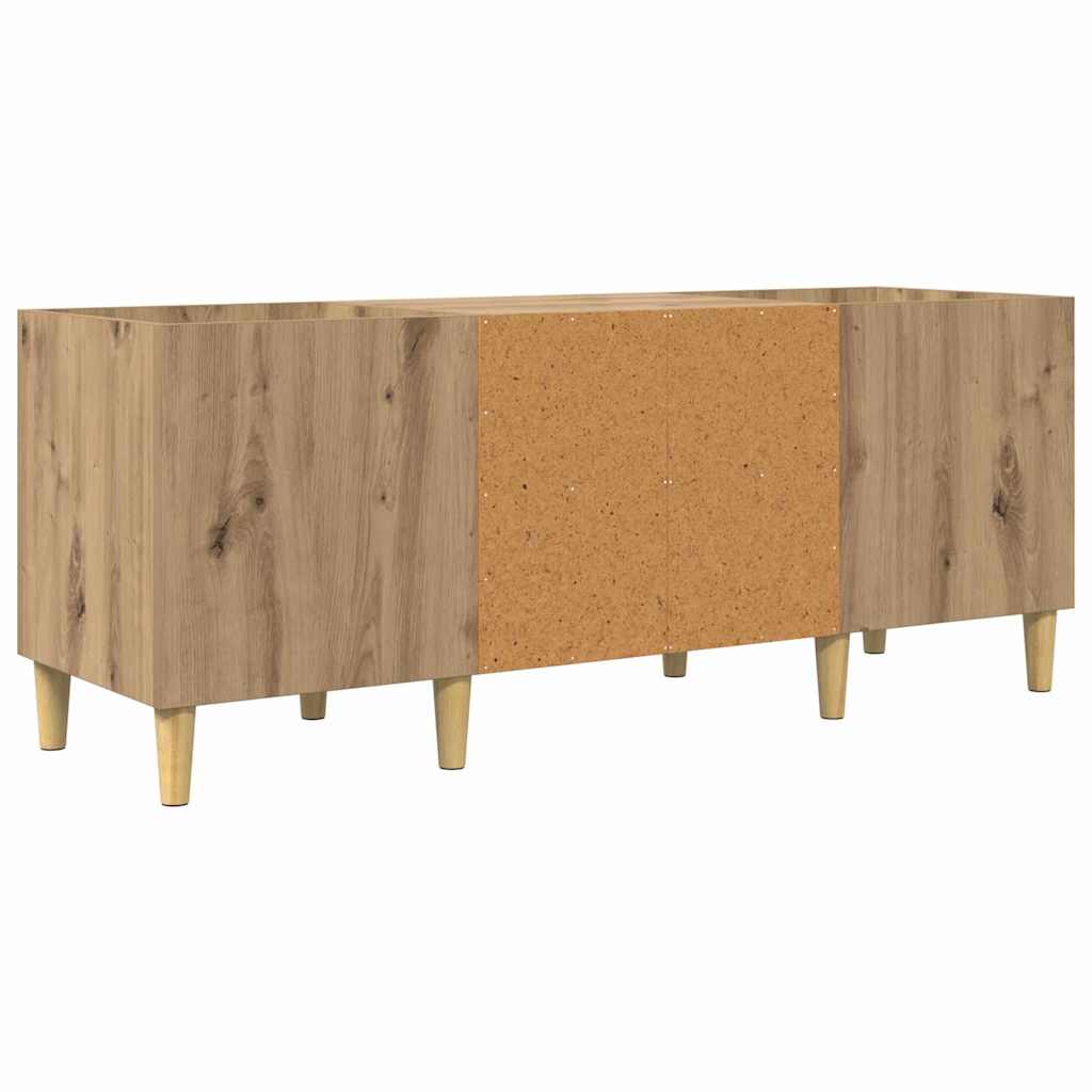 Mobile porta vinili Rovere artigianale 121 x 38 x 48 cm 881472