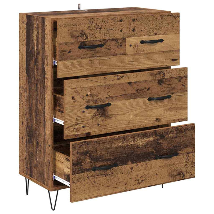Credenza con cassetto Legno vecchio 69,5 x 34 x 90 cm 881495